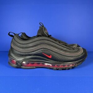 Nike Air Max 97 Bred Black University Red DJ4615-001 Size 5Y / Women's‎ 6.5